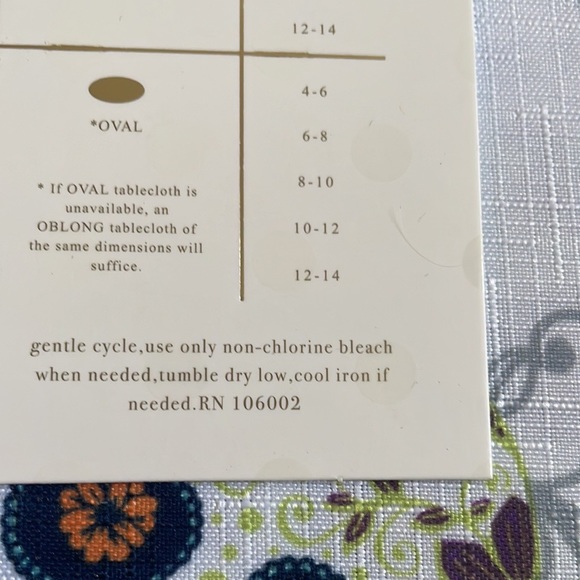 Isaac Mizrahi Tablecloth Day Of The Dead Halloween  60”x 84” Dia Del Muertos - Picture 2 of 3